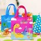 Wrapables Non-Woven Reusable Gift Bags with Handles for Parties, Birthdays, Favors and Treats (Set of 8)